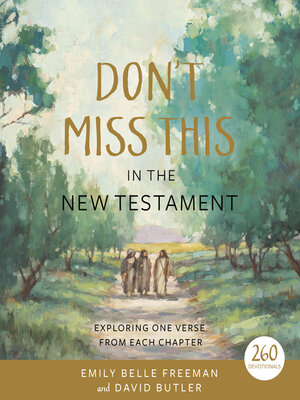 cover image of Don't Miss This in the New Testament